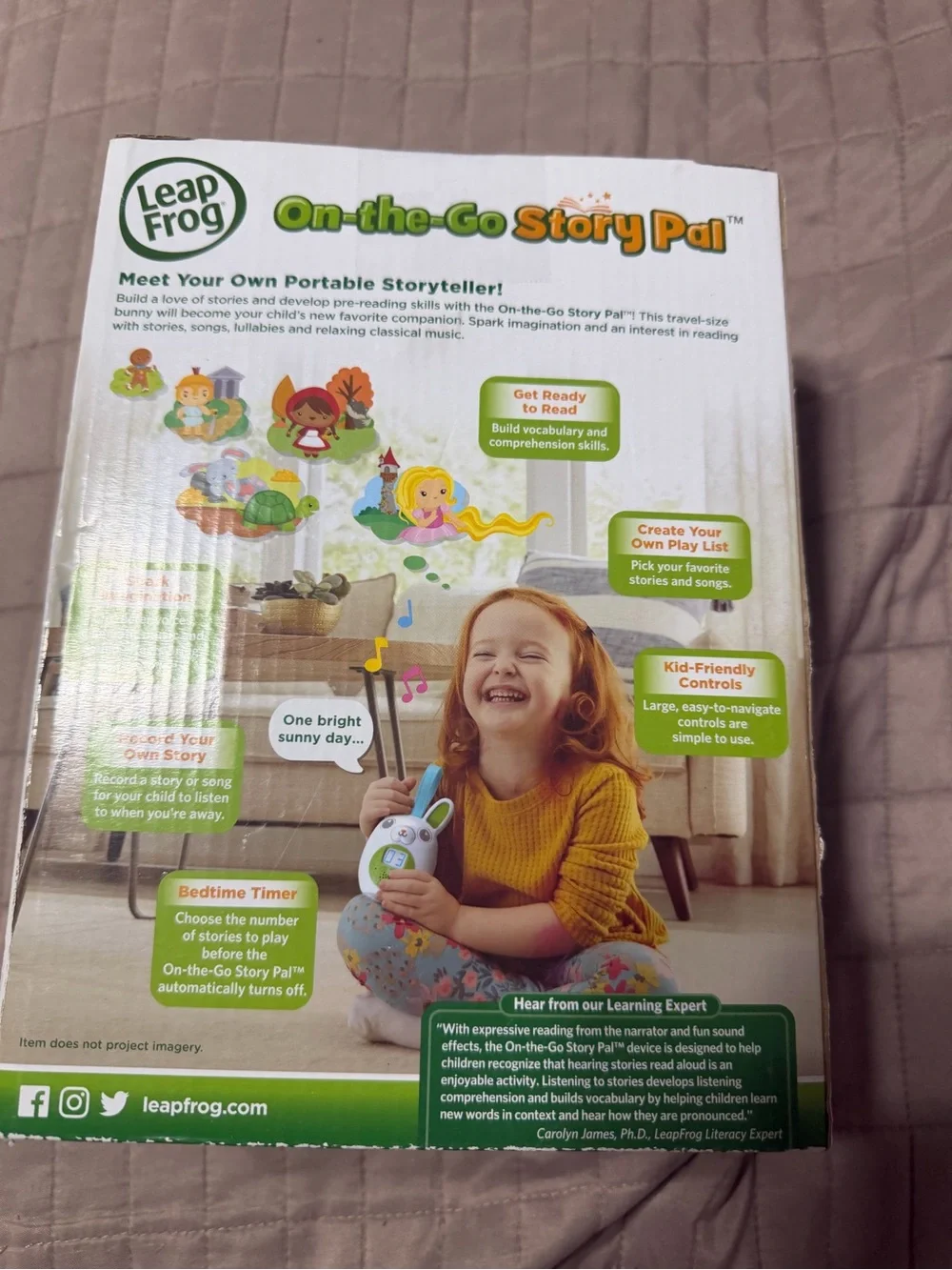 Rare! LeapFrog On-the-Go Story Pal Bunny, New in Box (Discontinued) Kidcore Fun